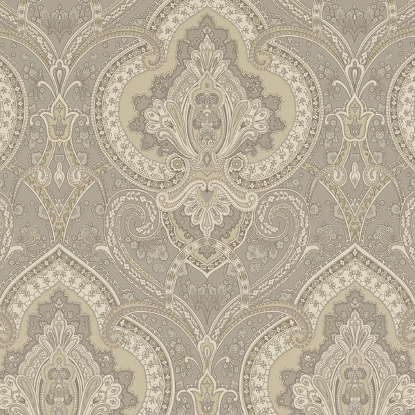 Ralph Lauren Wallpaper LWP65736W Castlehead Paisley Pewter
