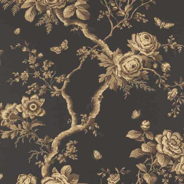 Ralph Lauren Wallpaper LWP65737W Ashfield Floral Tobacco