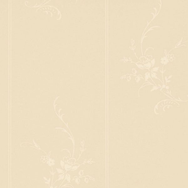 Ralph Lauren Wallpaper LWP65743W Elsinore Floral Stripe Sandstone