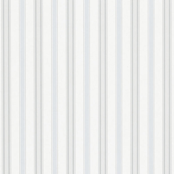 Ralph Lauren Wallpaper LWP66205W Basil Stripe Pastel Blue