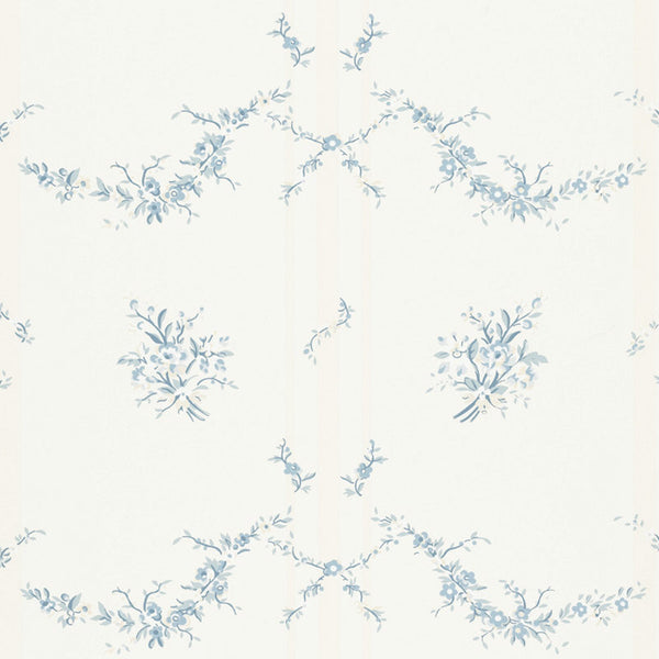 Ralph Lauren Wallpaper LWP66227W Tuilleries Stripe Porcelain