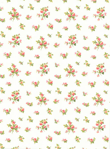 York LY4314 Casabella Mini Rose Toss Wallpaper
