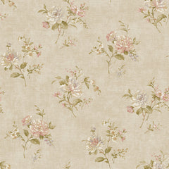 York NK2009 Nantucket Floral Bouquet Wallpaper