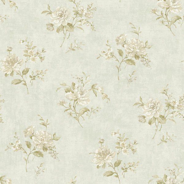 York NK2010 Nantucket Floral Bouquet Wallpaper