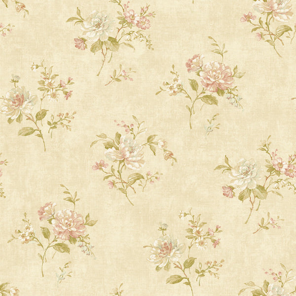 York NK2011 Nantucket Floral Bouquet Wallpaper