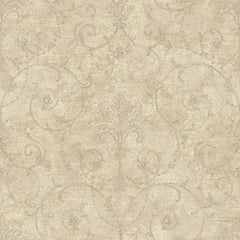 York NK2037 Nantucket Baroque Allover Wallpaper