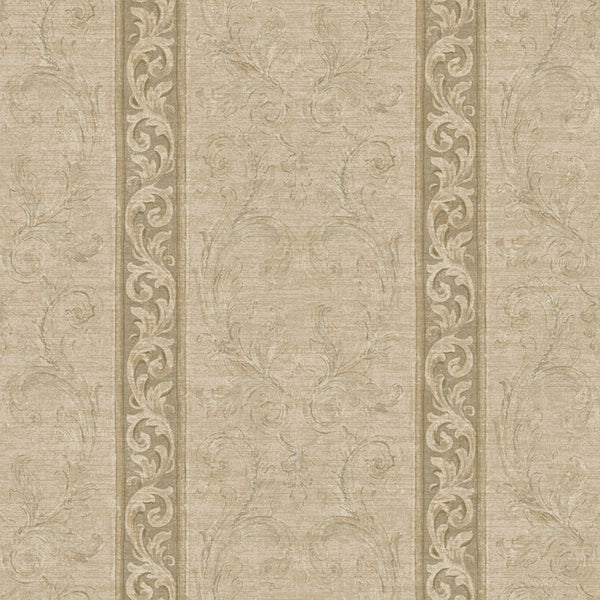 York NK2072 Nantucket Jacobean Stripe Wallpaper