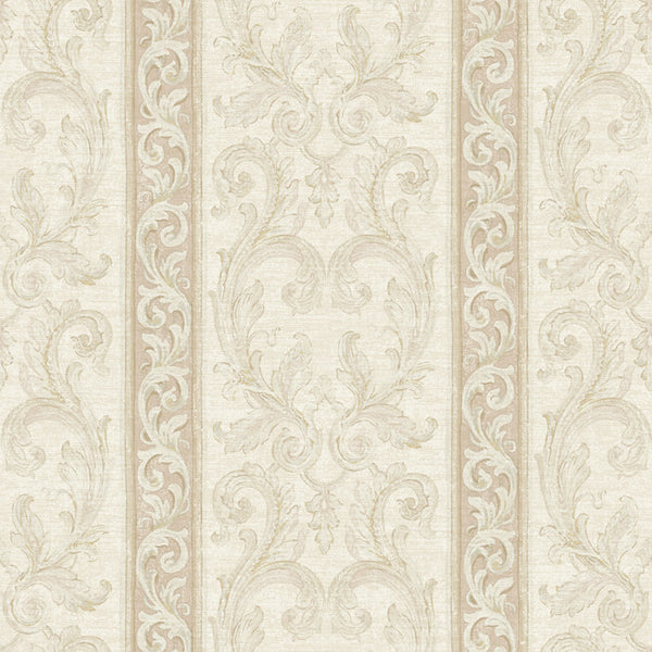 York NK2073 Nantucket Jacobean Stripe Wallpaper