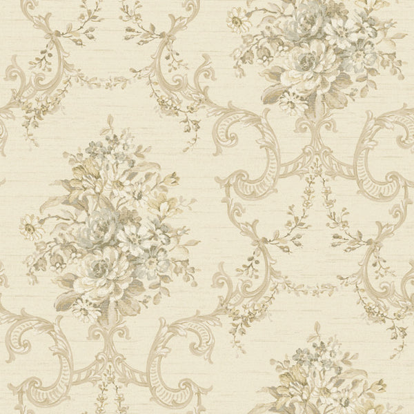 York NK2081 Nantucket Floral & Ornamental Wallpaper