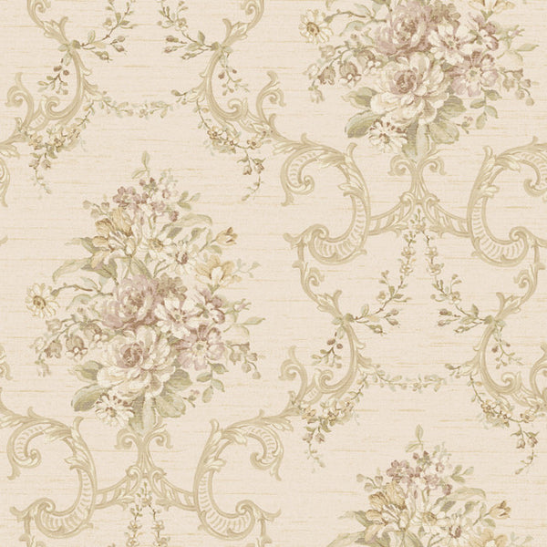 York NK2082 Nantucket Floral & Ornamental Wallpaper