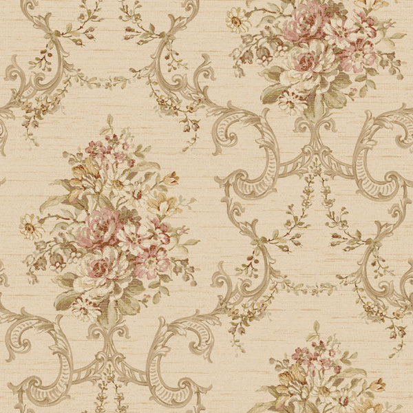 York NK2083 Nantucket Floral & Ornamental Wallpaper