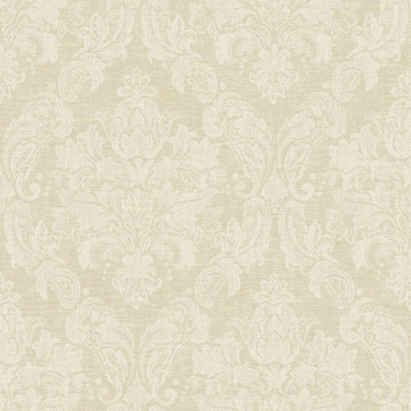 York NK2142 Nantucket Damask Wallpaper