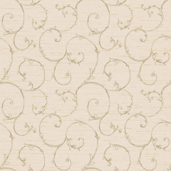 York NK2153 Nantucket Small Decorative Scroll Wallpaper
