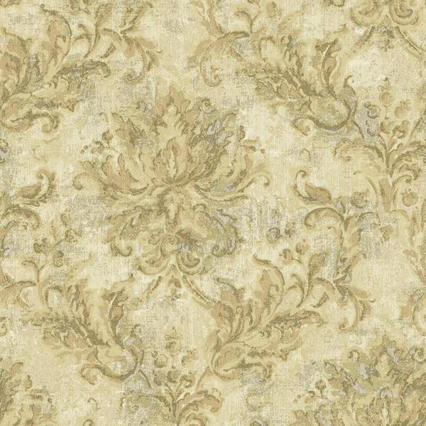York NV6044 Baton Rouge Vintage Damask Wallpaper