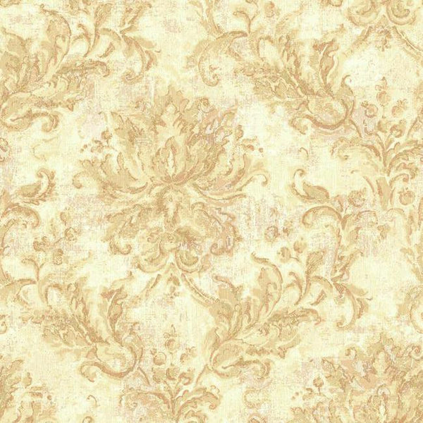 York NV6049 Baton Rouge Vintage Damask Wallpaper