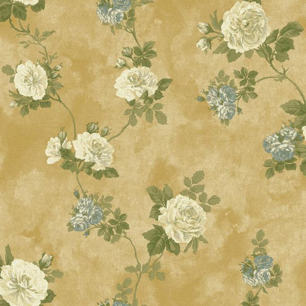 York NV6085 Baton Rouge Vintage Rose Wallpaper