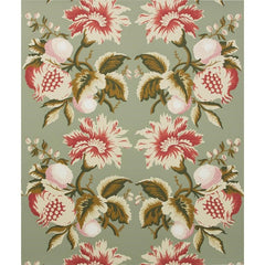 Lee Jofa Wallpaper P2013101.319 Jessup Paper Sage/Berry