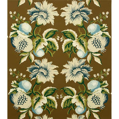 Lee Jofa Wallpaper P2013101.650 Jessup Paper Sepia/Indigo