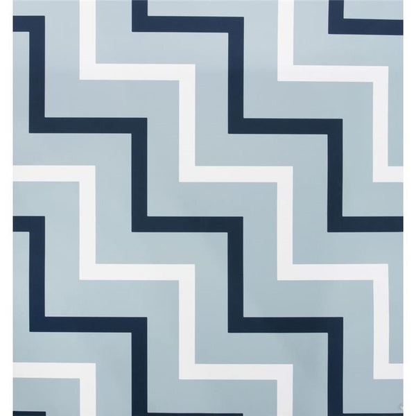 Lee Jofa Wallpaper P2013105.150 Zig Zag Paper Navy/White