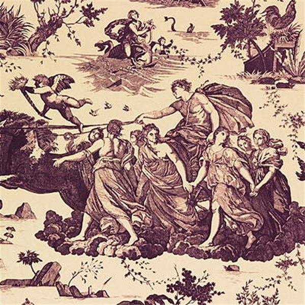 Lee Jofa P990017.10 Lj Lj Le Char De L'aurore Wallpaper Purple
