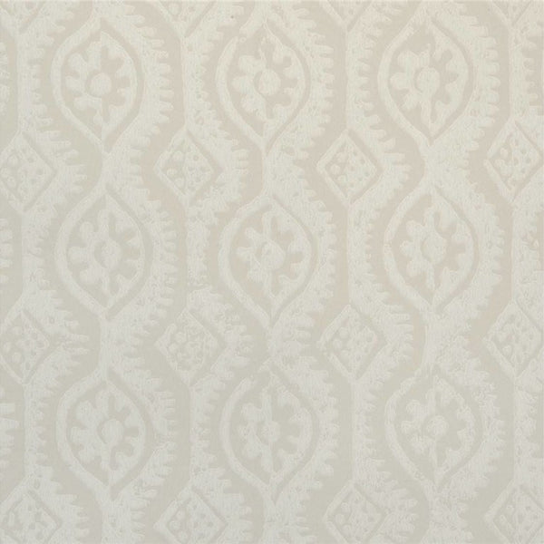 Lee Jofa Wallpaper PBFC-3509.101 Small Damask White
