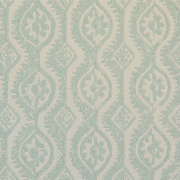 Lee Jofa Wallpaper PBFC-3509.13 Small Damask Aqua