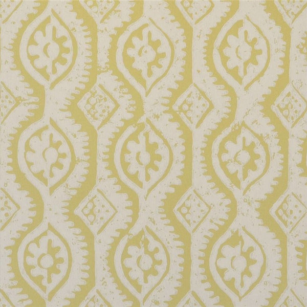 Lee Jofa Wallpaper PBFC-3509.14 Small Damask Yellow