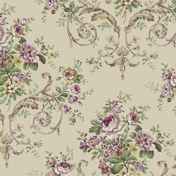 York Wallpaper PN0400 Neoclassic Floral