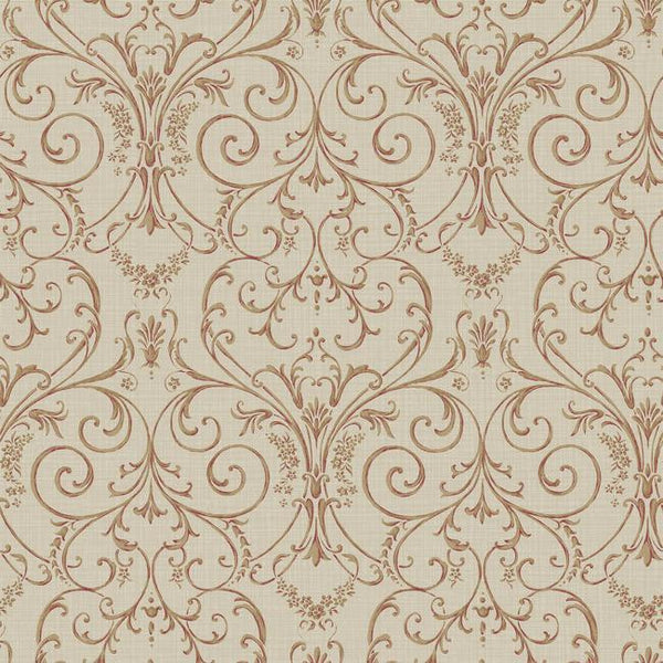 York Wallpaper PN0417 Scroll Damask