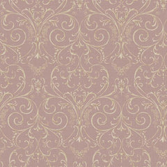 York Wallpaper PN0419 Scroll Damask
