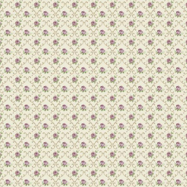 York Wallpaper PN0443 Floral Trellis