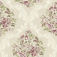 York Wallpaper PN0448 Framed Bouquet