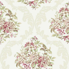 York Wallpaper PN0451 Framed Bouquet
