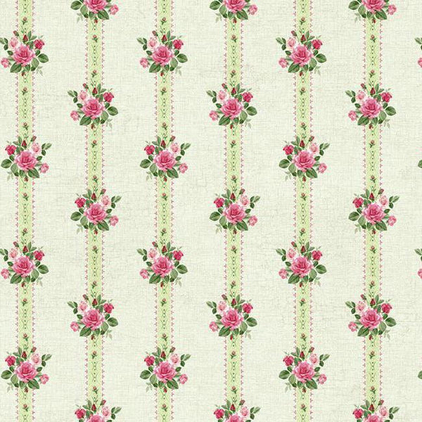 York Wallpaper PN0489 Rose Stripe