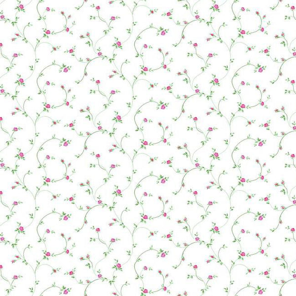 York Wallpaper PN0512 Rose Toss