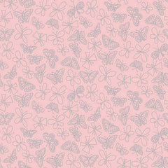 York PW4024 Girl Power 2 Glitter Butterfly Wallpaper