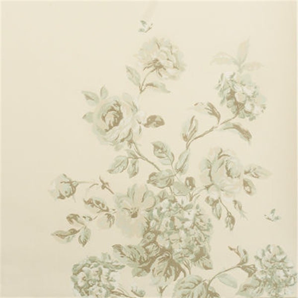 Baker Lifestyle Wallpaper PW78003.1 Mottisfont Ivory/Aqua