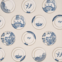 Baker Lifestyle Wallpaper PW78008.4 Porcelain Blue