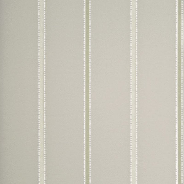 Baker Lifestyle Wallpaper PW78016.1 Tasie Stripe Stone/Silver