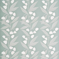 Baker Lifestyle Wallpaper PW78020.2 Bell Flower Aqua/Cream