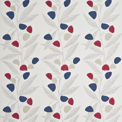 Baker Lifestyle Wallpaper PW78020.3 Bell Flower Cherry/Indigo/Buttermilk