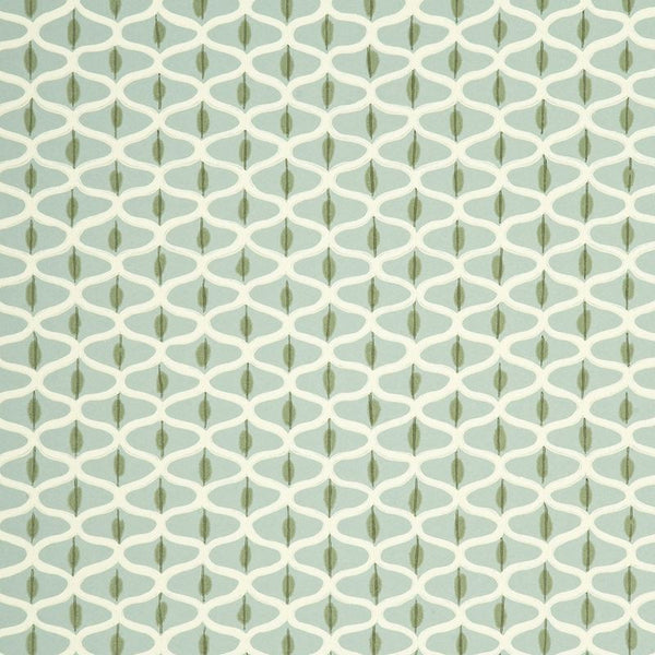 Baker Lifestyle Wallpaper PW78021.2 Coffee Bean Aqua/Silver/Cream