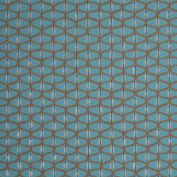 Baker Lifestyle Wallpaper PW78021.5 Coffee Bean Teal/Silver