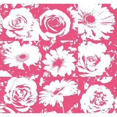 York RB4201 Pink & Purple Book Petal Pusher Wallpaper