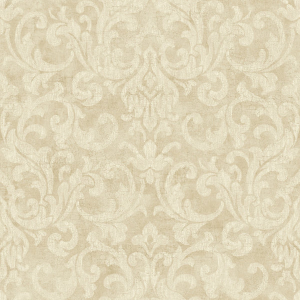 York RE9075 Vintage Patina Vintage Damask Wallpaper