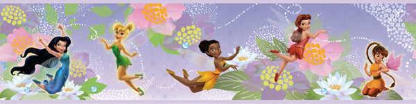 York Wallpaper RMK1492BCSDK Disney Fairies - Spring Celebration