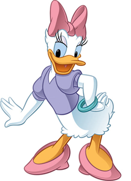 York Wallpaper RMK1513GMDK Disney Giant Daisy Duck
