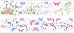 York Wallpaper RMK1515SCSDK Disney Faires - Fairy Phrases