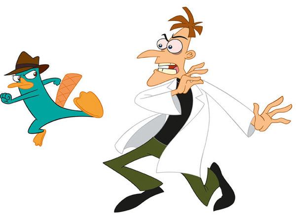 York Wallpaper RMK1535GMDK Disney - Phineas and Ferb Agent P Giant Applique