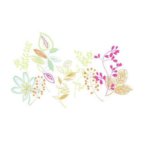York Wallpaper RMK1578GM Border Book Riviera Giant Wall Decal
